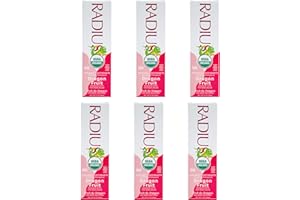 RADIUS USDA Organic Children's Dragon Fruit Toothpaste 6 Count, 3oz - Non Toxic - Designed to Improve Gum Health and Help Pre