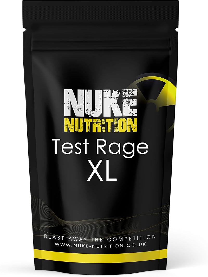 Nuke Nutrition Test Rage XL Testosterone Booster Men 120 Capsules