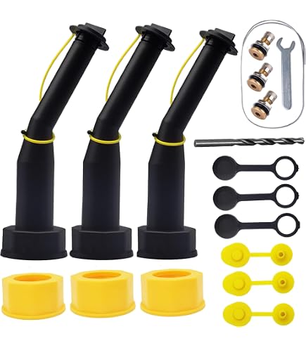 thumbnail image 2 of KP27 Yellow Replacement Spout Kit With Stainless Steel Filter & Vent Plug – Kool Products 2 of 6