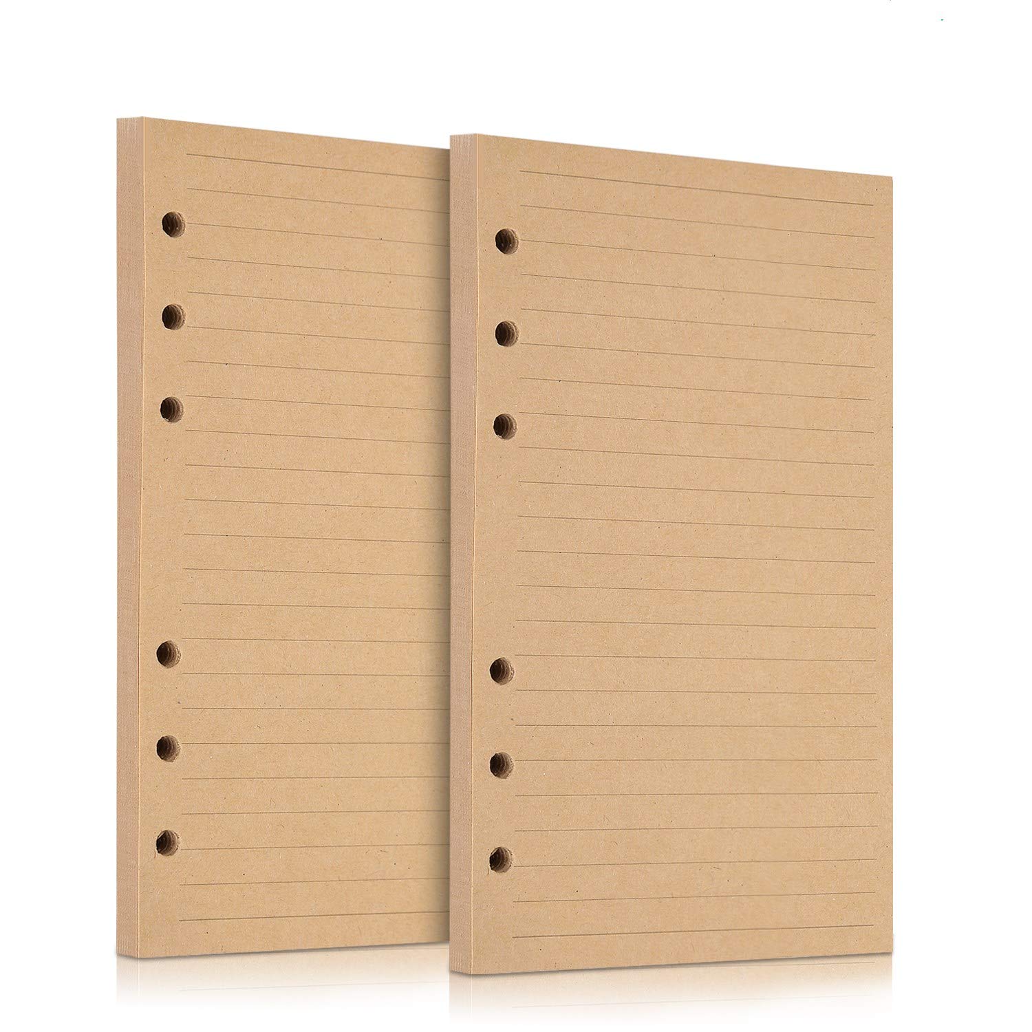 Photo 1 of OMEYA A6 Refill Paper, 320 Pages A6 Loose Leaf Paper 6 Hole Notebook Refills for 6 Ring Refillable Binder Notebook Planner Diary Journals Painting Personal Organiser-Line Pages