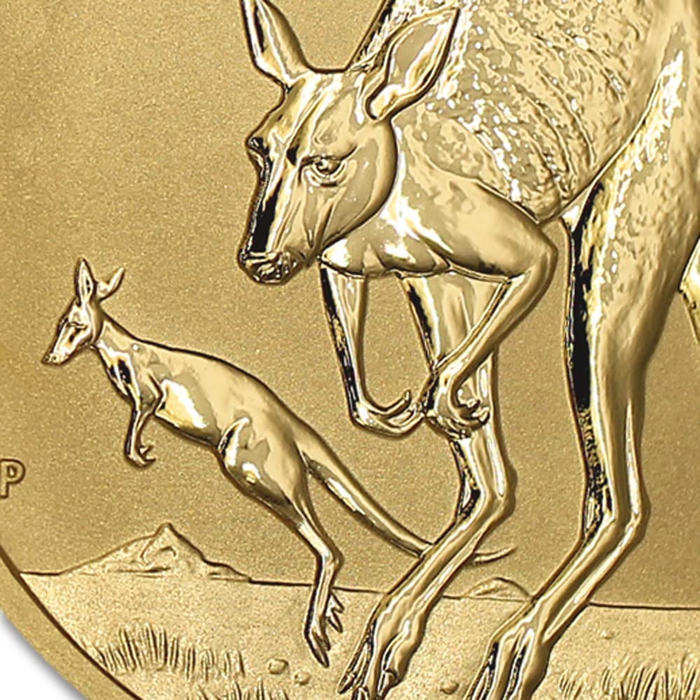 1987 - Present Australia Gold Kangaroo/Nugget (Random Year) 1/4oz .9999 Brilliant Uncirculated