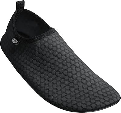 Calcetines Unisex para Agua con Patrón Panal de Abejas, Calcetines de Baño para Mujer y Hombre, Calcetines Piscina para Snorkel y Aquagym, Excelente Adherencia Antideslizante y Secado Rápido