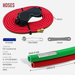 RX WELD Medium Duty Oxy Acetylene Torch Kit with
