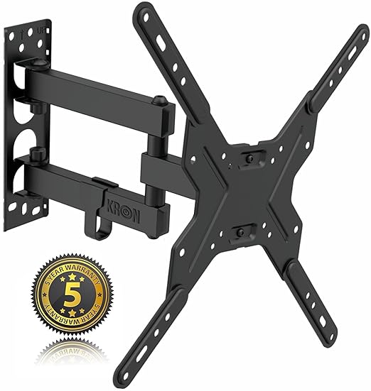 title=ONKRON W1234 Supporto per TV da parete da 13 a 55 pollici- Braccio TV a muro per