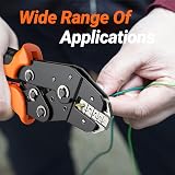 Preciva Crimping Pliers for Dupont Circlip 0.08-1.5mm² AWG28-16 Ratchet view 7