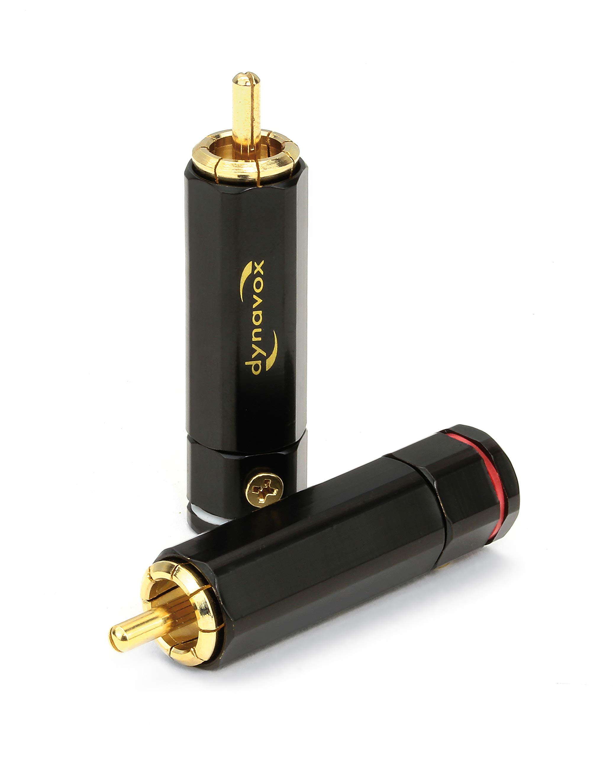 Dynavox High-End RCA Plug Set of 4 Black