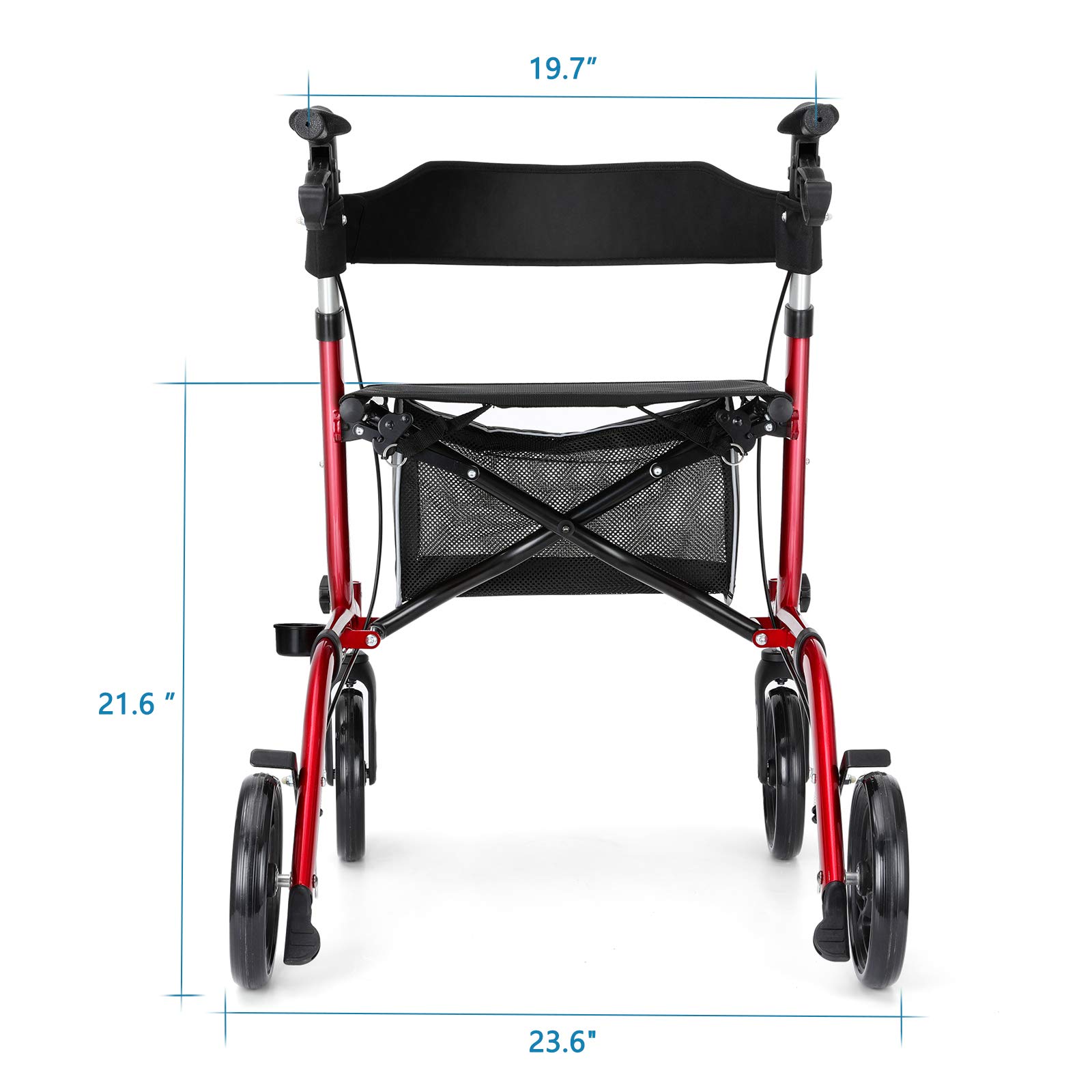 Rollator Walkers for Seniors- Rollator Walker with Seat 8