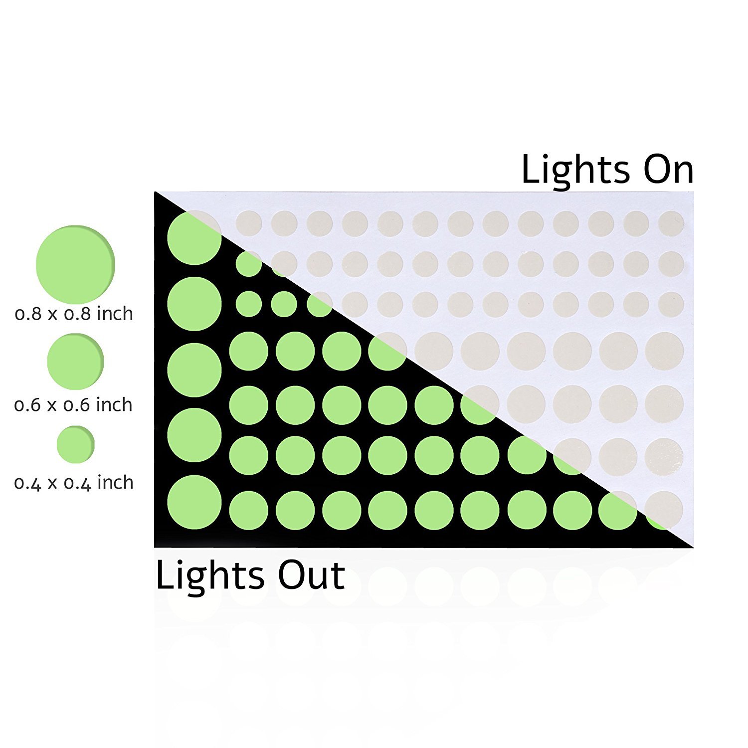 Glow In The Dark Stars Wall Stickers, 504 Adhesive Dots and Moon for Starry Sky, Kid Bedroom Decor or Birthday Gift, Beautiful Wall Decals for Kids Room Decor