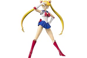 TAMASHII NATIONS Sailor Moon -Animation Color Edition- Pretty Guardian Sailor Moon, Bandai shii Nations S.H. Figuarts , Black