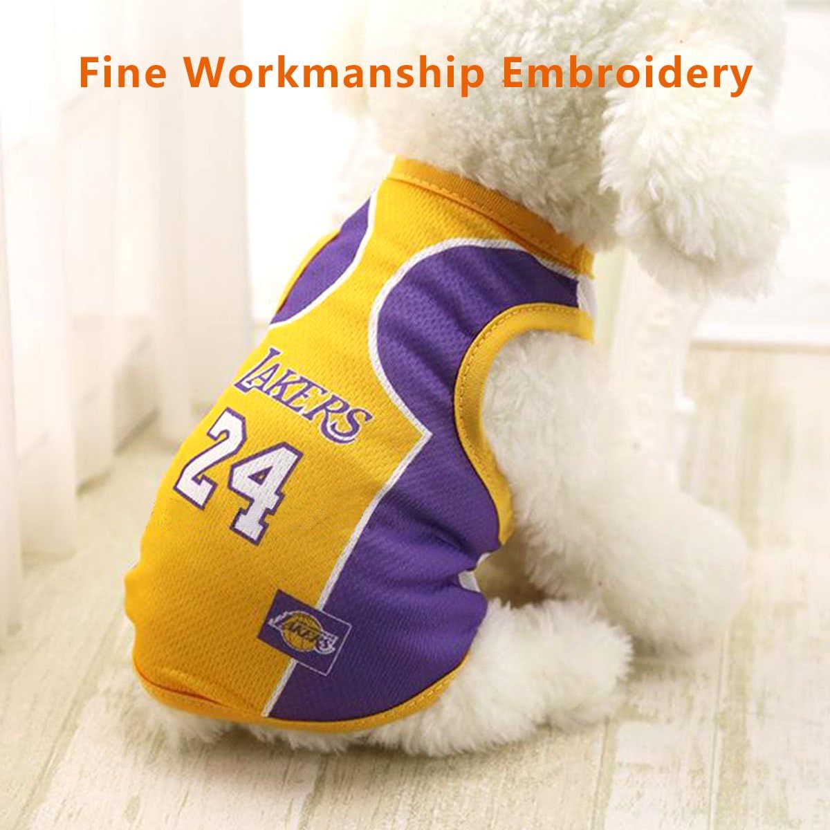 lakers dog sweater