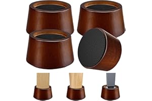 KOIKEY Furniture Raisers - 2 Inch Wooden Circle Heavy Duty Bed Risers, Lifts for Sofa, Couch, Desk, Chair, Table Base Raising