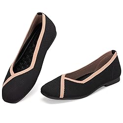 Frank Mully Womens Square Toe Flat Shoes