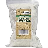 Exotic Nutrition All-Natural Nesting Material (4 oz.) - 100% Cotton Eco-Friendly Animal Bedding - for Sugar Gliders, Squirrels, Hamsters, Rabbits, Wild Birds &amp; Wildlife