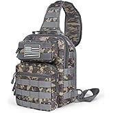 HAOMUK Tactical Sling Bag Backpack Military Rover Shoulder Sling Pack Small EDC Crossbody Chest Bag for Men