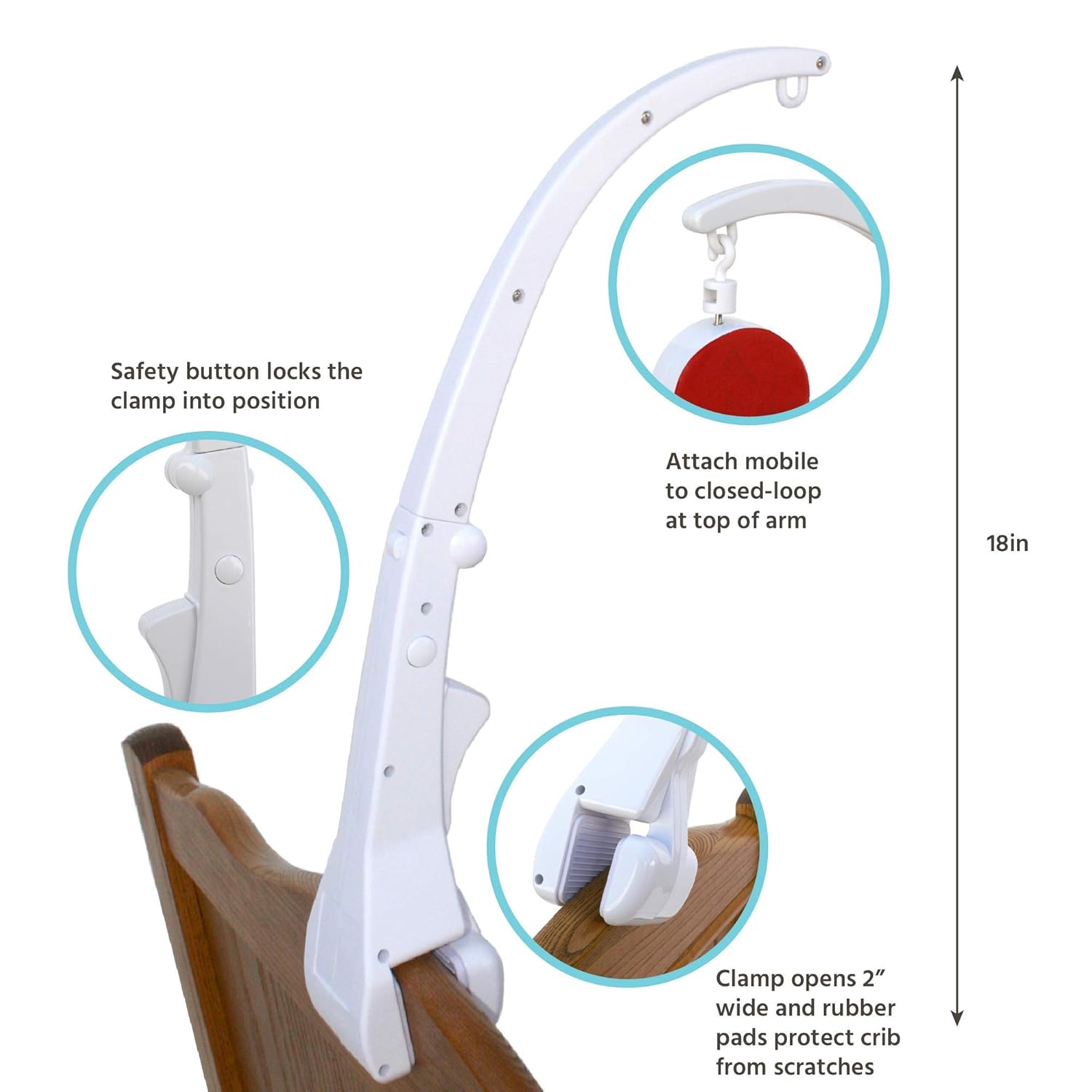 cot mobile arm attachment