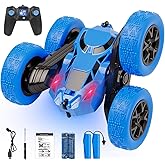 Remote Control Car, RC Cars Toys for Kids Ages 6-12, 2.4GHz RC Stunt Truck with 360° Double-Sided Flips, 4WD Off-Road Racing, Christmas Birthday Gifts for 3 4 5 6 7 5-7 6-8 8-10 Year Old Boys Girls