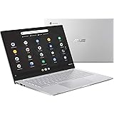 ASUS Chromebook C425 Laptop- 14" Full HD 4-Way NanoEdge, Intel Core M3-8100Y Processor, 8GB RAM, 64GB eMMC Storage, Backlit K