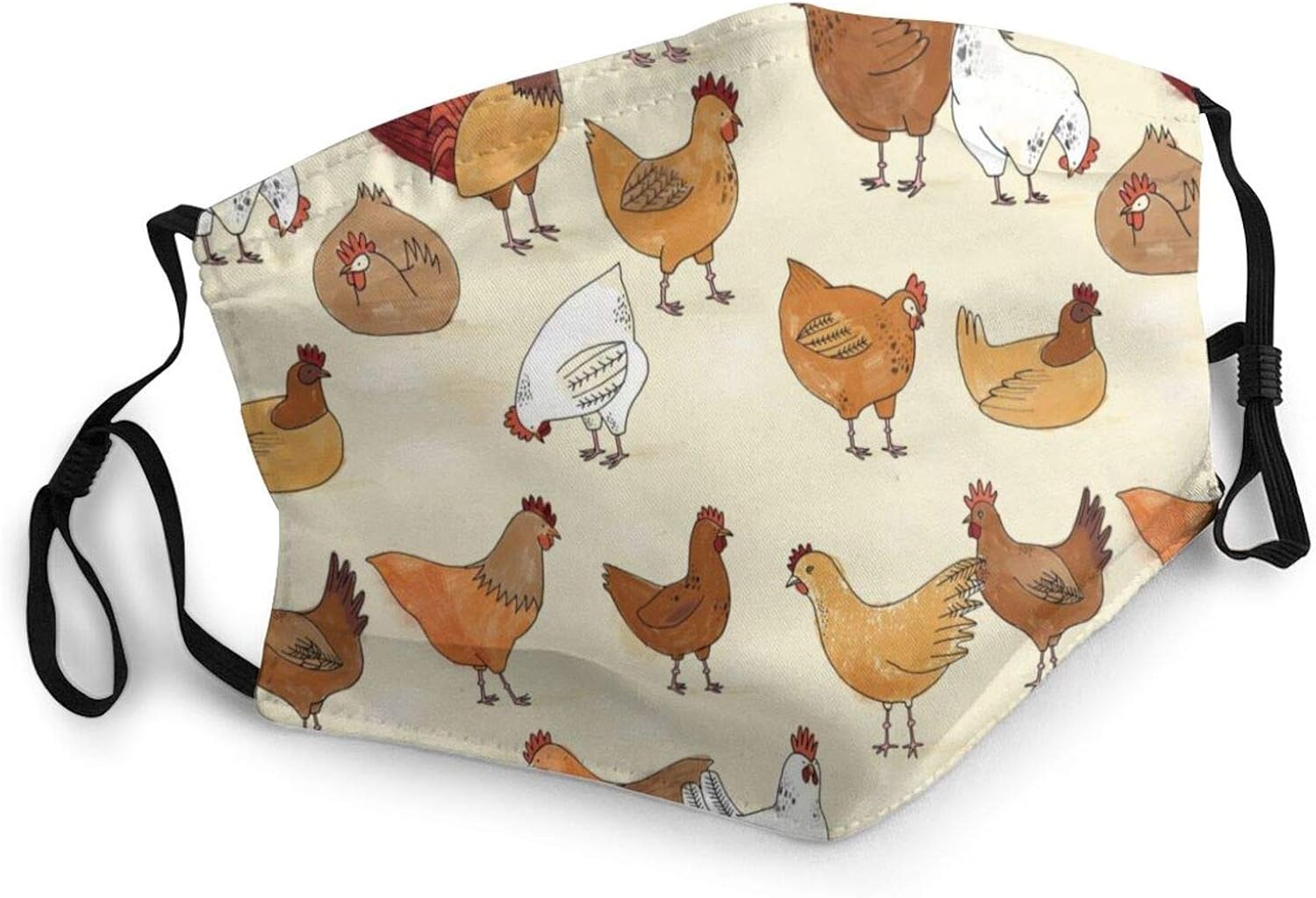 A Brood of Chickens Face Mask Unisex Reusable Washable Anti