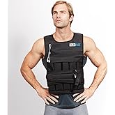 RUNmax 20LBS - 150LBS Adjustable Weighted Vest Wtih Shoulder Pads Option for Men and Women