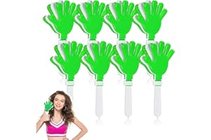 8 Pcs Hand Clappers 7.5 Inch Noise Makers Party Favors Plastic Clapper Sporting Events Cheers for Football Basketball Birthda