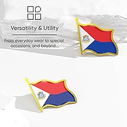 Saint Martin Flag Lapel Pin - Enamel Metal National