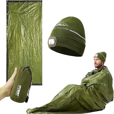 Frelaxy Saco De Dormir De Emergencia, Paquete De 12, Extra