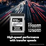 Lexar 512GB Professional Silver SE CFexpress Type B Memory Card 1700 MB/s view 3