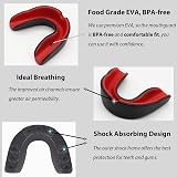 Bekindpro 2 Pcs Youth Mouth Guard with Case for Rugby Hockey Boxing view 2