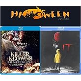 Clowns Attack Movie Bundle - Killer Klowns from Outer Space + Stephen King's It: Movie 2017 [Blu-ray, Double Feature, Halloween Movie Set]
