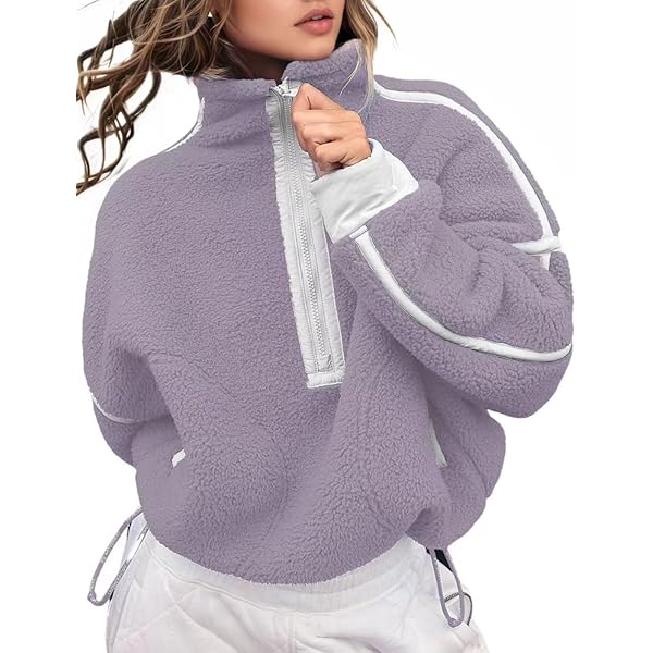 Panadila Womens Half Zip Sherpa … Curated On LTK - View #2