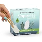 Vaporeze Vapor Pads, Eucalyptus + Menthol Universal Refill (8-Pack) | Soothing all-natural scent; universal refill for humidifiers, vaporizers &amp; plug-ins; 8 hours of vapor; non-medicated