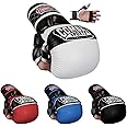 Combat Sports Max Strike MMA Training Gloves, Open Palm Fingerless Gloves for MMA, Muay Thai, and Kickboxing