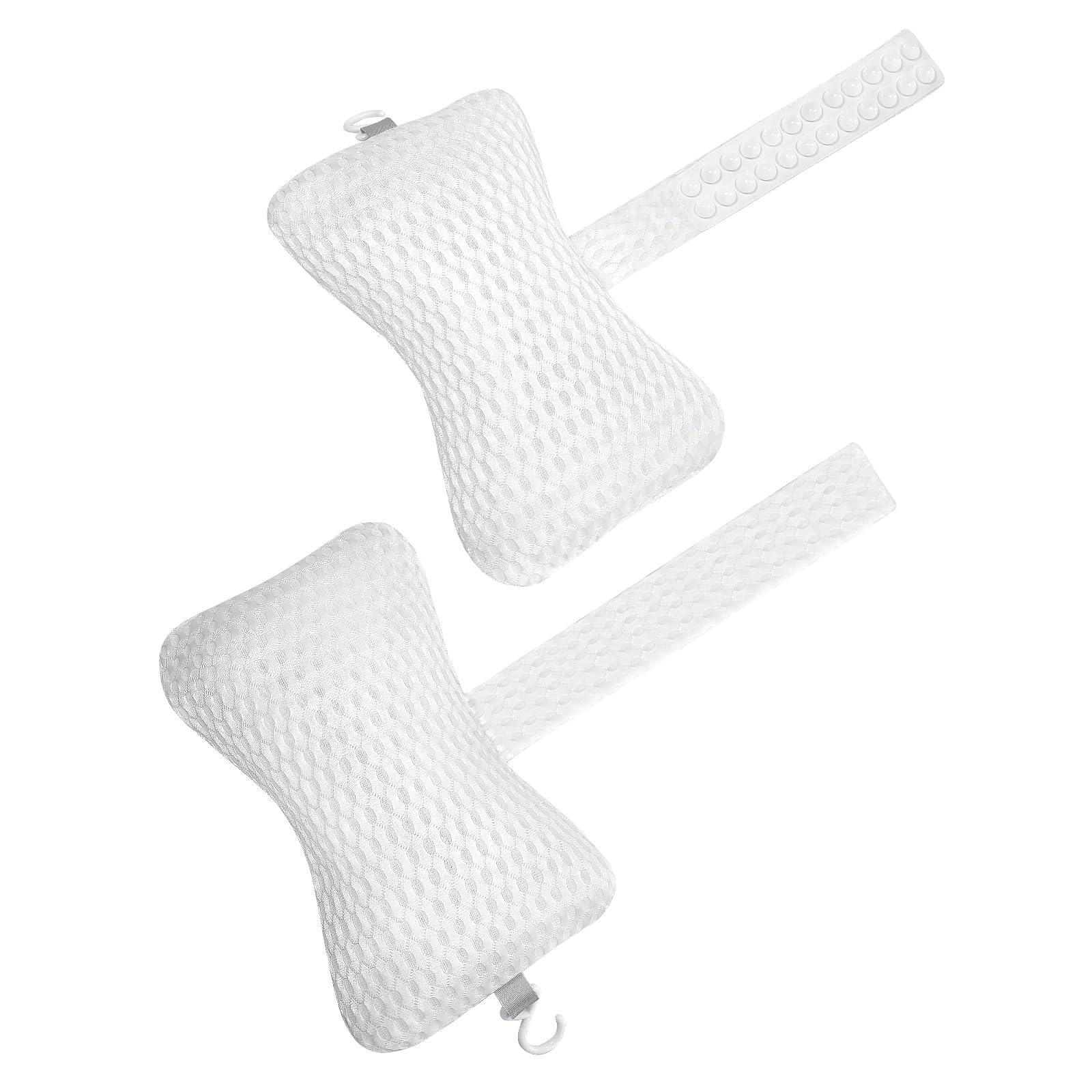 Photo 1 of 2 Pack Hot Tub Pillow, Hot Tub Headrest Suitable for Outdoor Hot Tubs and Inflatable Hot Tubs. Features Suction Cup Long Strap, Universal Spa Pillow with Adjustable Height and a Hook for Easy Drying.