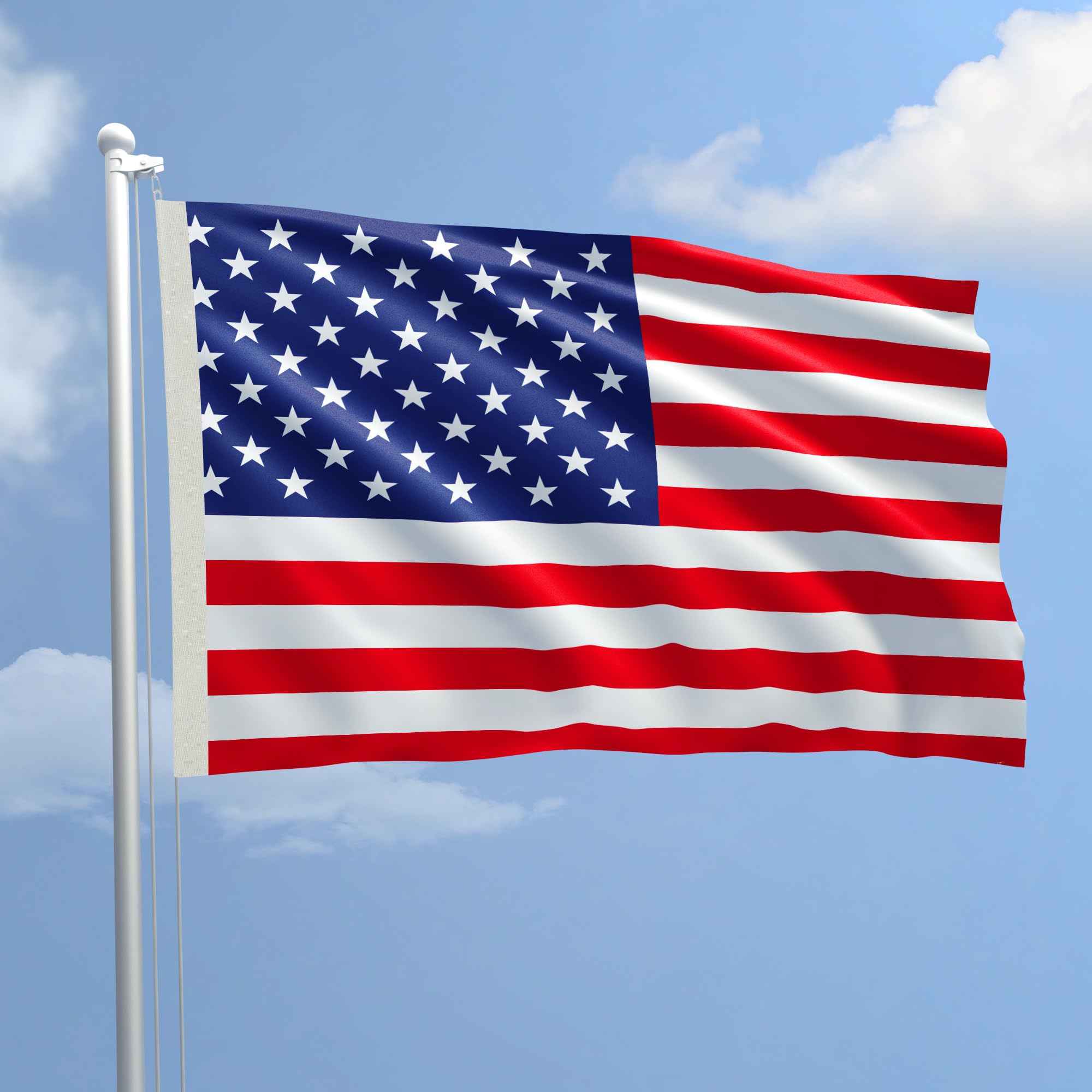 Flag USA USA USA 100x150 cm NAUTICAL polyester 115 g/m² with double pleat perimeter, rope and sheath. Suitable for both IN/OUT DOOR