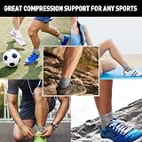 AVIDDA Ankle Support Brace 2 Pack Compression Sleeve Grey XL view 7