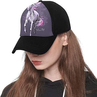 bright pink baseball cap