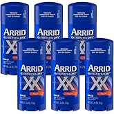 Arrid XX Extra Extra Dry Solid Antiperspirant Deodorant for Underarm Odor and Wetness Protection, Stress Sweat Defense, Regular Scent, 2.6 Ounce (Pack of 6)