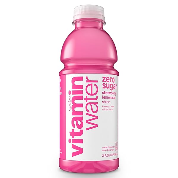 VITAMINWATER ZERO SHINE, ELECTROLYTE ENHANCED WATER W/VITAMINS, STRAWBERRY...