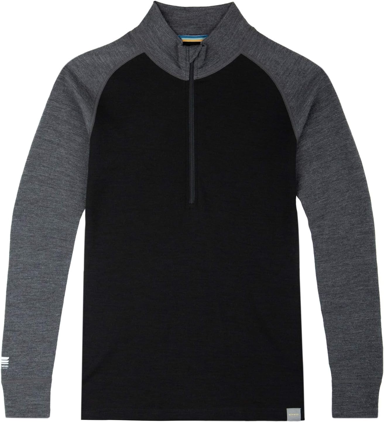 MERIWOOL Womens Base Layer 100% Merino Wool Midweight 250g Half Zip Sweater for Women: Clothing