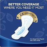 Always Maxi Size 5 Extra Heavy Overnight Pads with Flexi-Wings Unscented 54 view 7