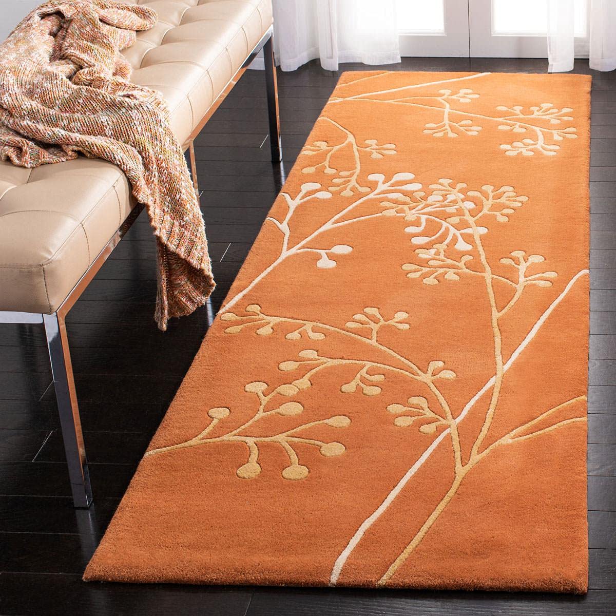 Buy Bhadohi Carpet Industries Indian Wool Premium Modern Design Carpet