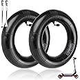 LUCK4U (2-Pack) 10x3 Replacement Inner Tubes with 90 Degree for 255x80 90/65-6.5 80/65-6.5 Tires Scooter
