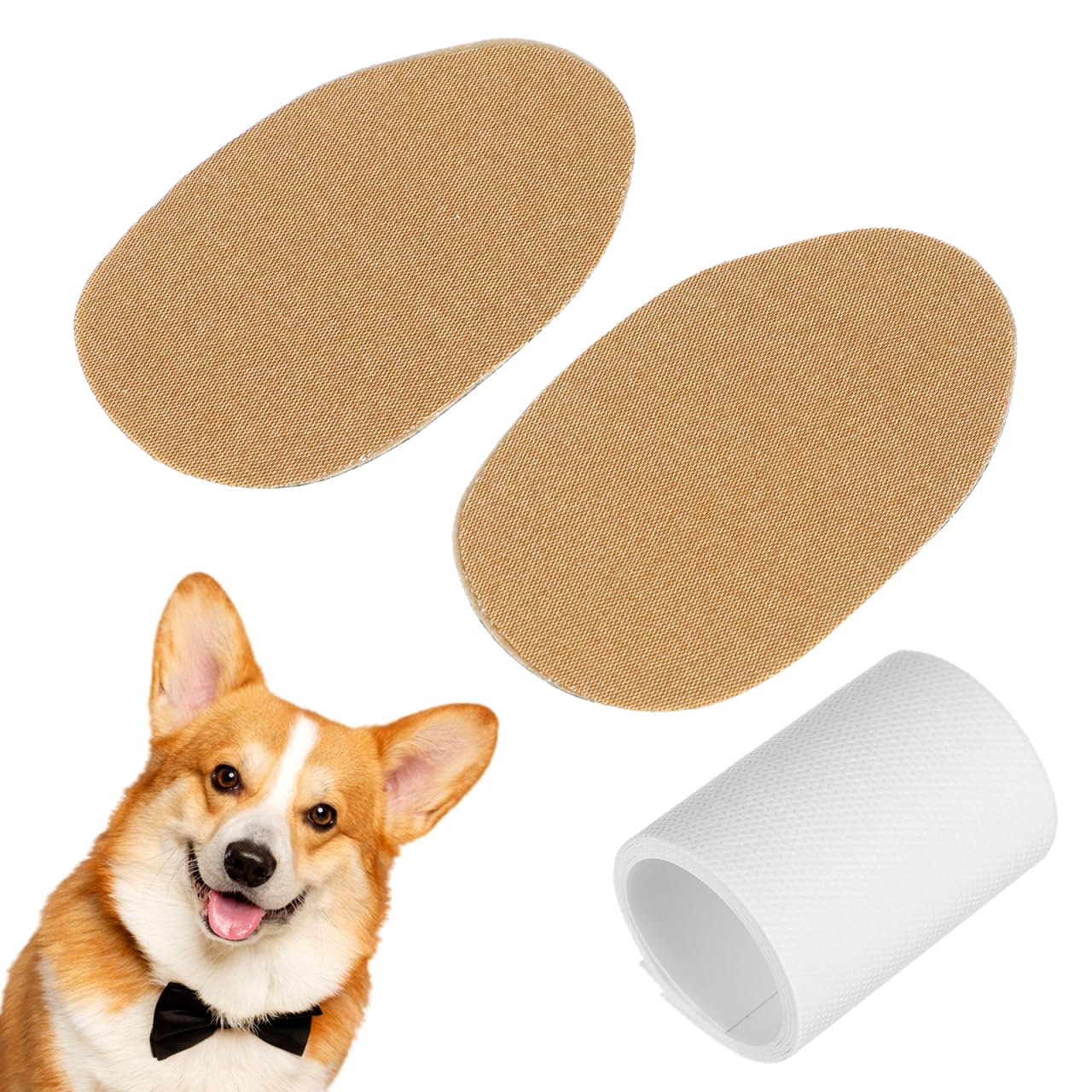 Photo 1 of SUPVOX 1 Pair of Dog Ear Stand Up Support Tools: Ear Posting Kit with Tape and Stickers for Doberman Corgi & More - Adjustable Posting Aid for Dog Care