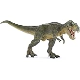 Papo Realistic T-Rex Dinosaur Figurine, Dinosaurs Collection, Kids Ages 3+ | Educational play about prehistory | 32 cm long | shown mid-run | hand-painted | a great gift idea for girls and boys too