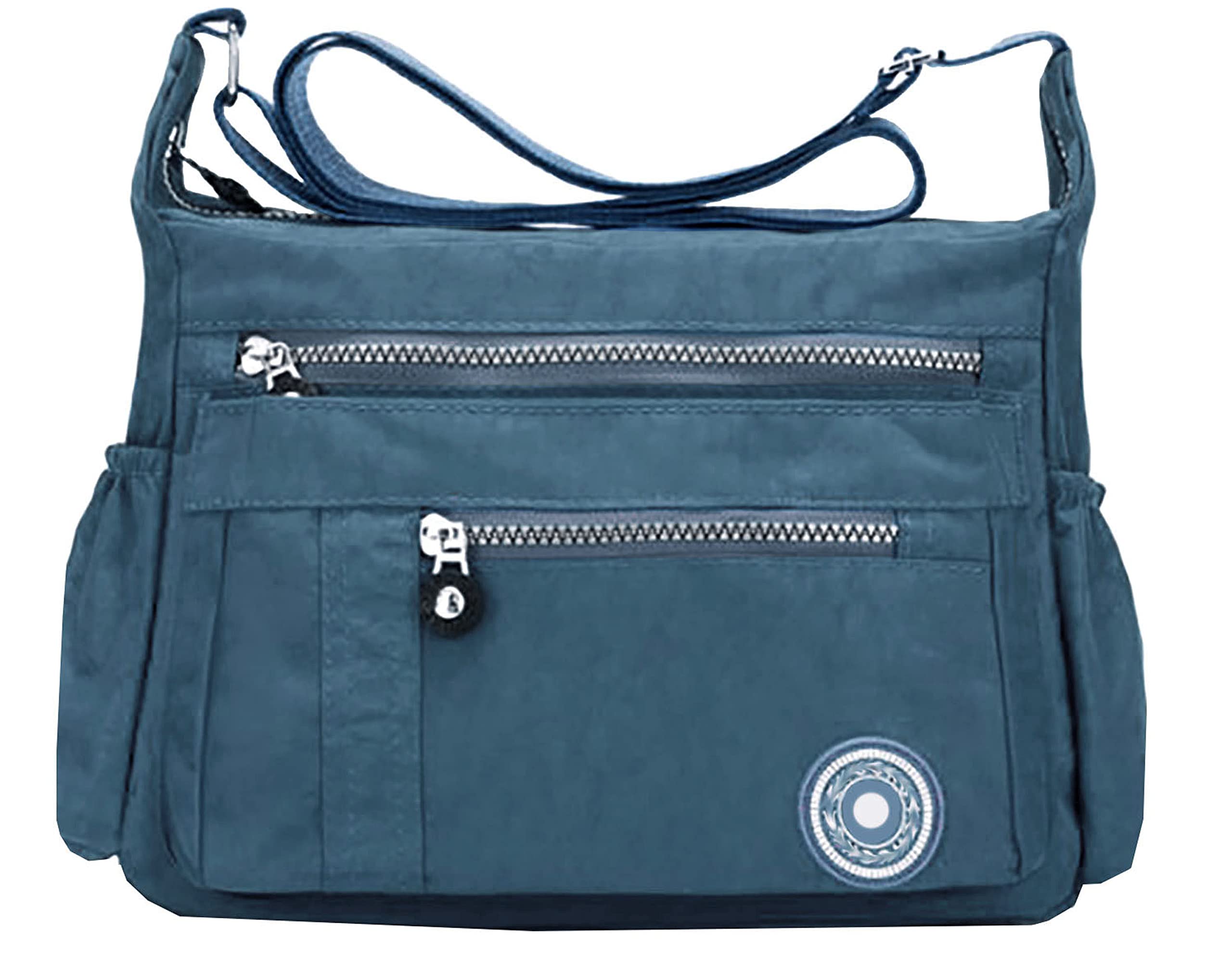 GFM® Womens Nylon Cross Body Shoulder Bag (88)(Style 1-6046-TLNL)