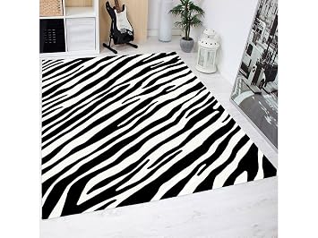 Oedim Zebras Haut Drucken Teppich Pvc 95x165cm Pvc Teppich