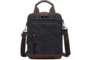 mygreen Small Canvas Crossbody Shoulder Bag Messenger Bag Work Bag