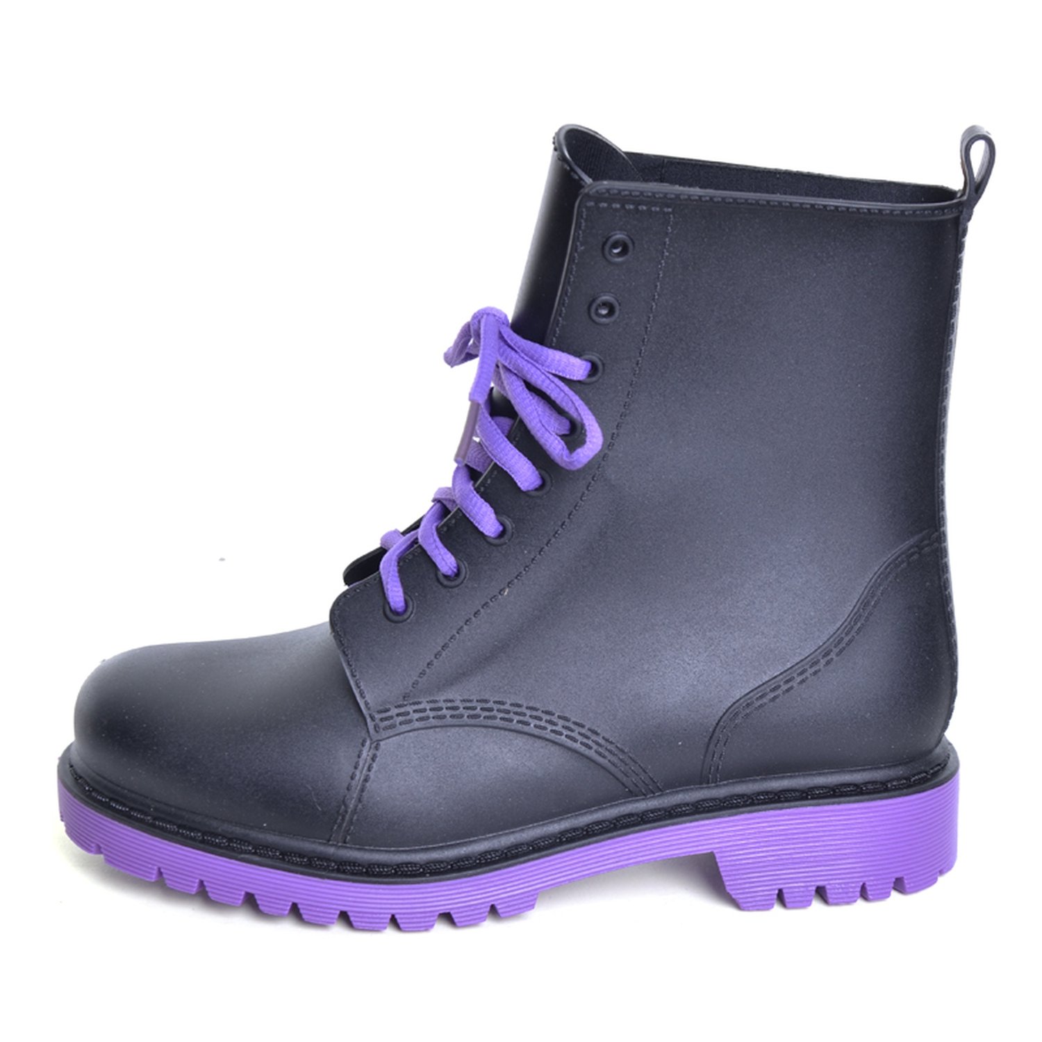 Martin Boots Sewing Solid Flat Shoes 