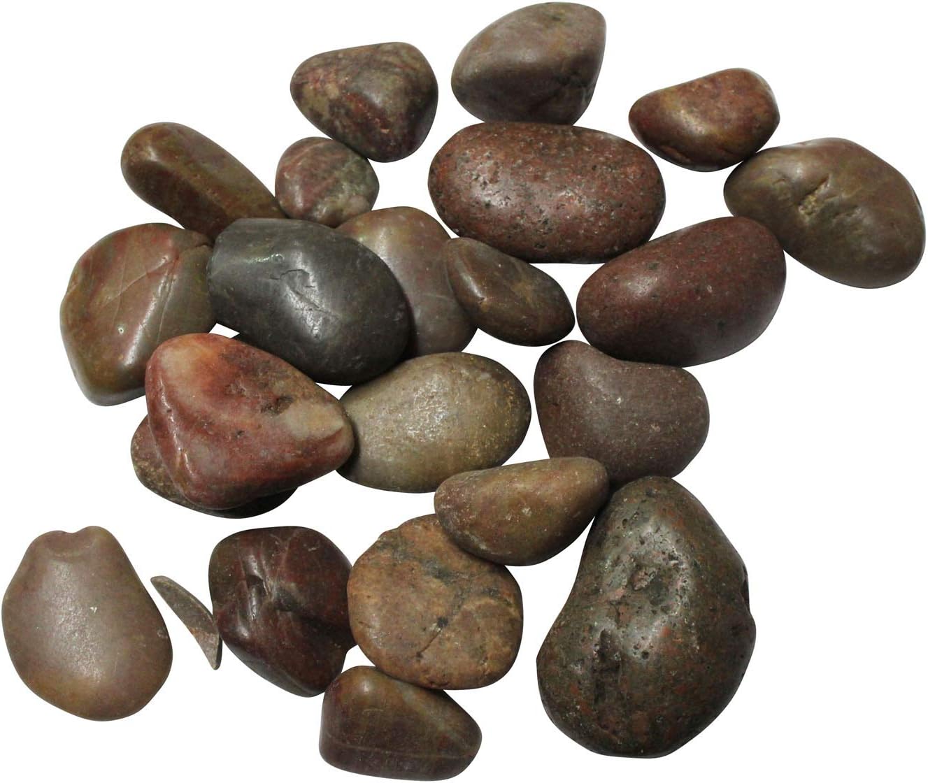 homeshop3000 Smooth Polished Brown Pebbles Home Garden Decoration 275g