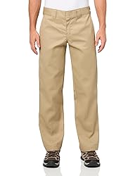 Dickies Men's 873 Slim Fit Work Pants, Khaki